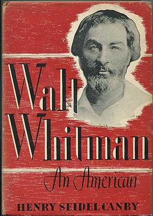 Bild des Verkufers fr Walt Whitman: an American zum Verkauf von Between the Covers-Rare Books, Inc. ABAA