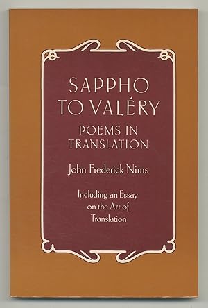 Bild des Verkufers fr Sappho to Valry: Poems in Translation zum Verkauf von Between the Covers-Rare Books, Inc. ABAA