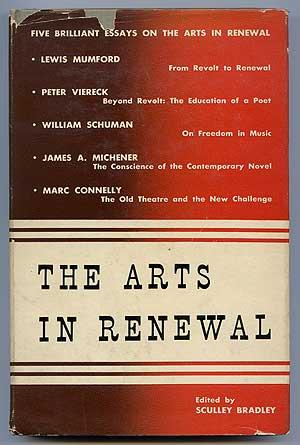 Bild des Verkufers fr The Arts in Renewal zum Verkauf von Between the Covers-Rare Books, Inc. ABAA