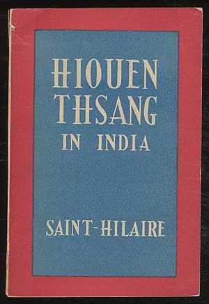 Bild des Verkufers fr Hiouen-Thsang in India zum Verkauf von Between the Covers-Rare Books, Inc. ABAA