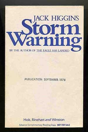 Bild des Verkufers fr Storm Warning zum Verkauf von Between the Covers-Rare Books, Inc. ABAA