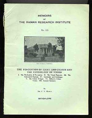 Seller image for Memoirs of The Raman Research Institute for sale by Between the Covers-Rare Books, Inc. ABAA