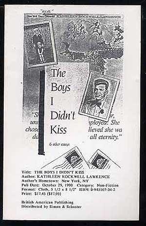 Seller image for The Boys I Didn't Kiss for sale by Between the Covers-Rare Books, Inc. ABAA