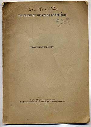 Bild des Verkufers fr The Origin of the Color of Red Beds: Reprinted for private circulation from The Journal of Geology, Vol. XXXIV, No. 2, February-March 1926 zum Verkauf von Between the Covers-Rare Books, Inc. ABAA