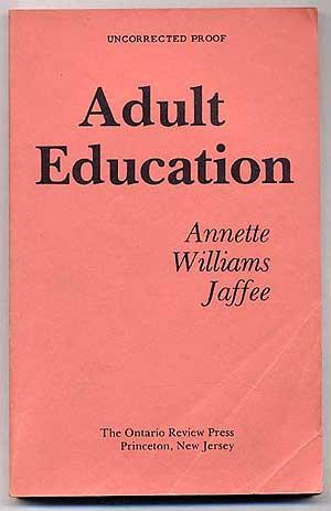Imagen del vendedor de Adult Education a la venta por Between the Covers-Rare Books, Inc. ABAA