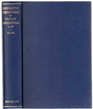 Bild des Verkufers fr Comparative Commentaries on Private International Law or Conflict of Laws zum Verkauf von Between the Covers-Rare Books, Inc. ABAA