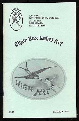 Bild des Verkufers fr Cigar Box Label Art: Cerebro, Catalog X, 1994 zum Verkauf von Between the Covers-Rare Books, Inc. ABAA