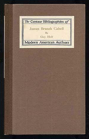 Bild des Verkufers fr A Bibliography of the Writings of James Branch Cabell zum Verkauf von Between the Covers-Rare Books, Inc. ABAA