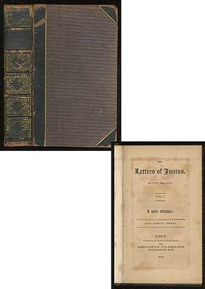 Bild des Verkufers fr The Letters of Junius (Two Volumes in One) zum Verkauf von Between the Covers-Rare Books, Inc. ABAA