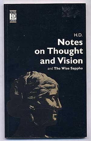 Bild des Verkufers fr Notes on Thought and Vision and The Wise Sappho zum Verkauf von Between the Covers-Rare Books, Inc. ABAA