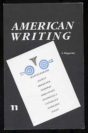 Seller image for American Writing: A Magazine, Number 11, 1995 for sale by Between the Covers-Rare Books, Inc. ABAA