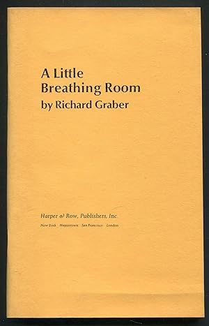 Bild des Verkufers fr A Little Breathing Room zum Verkauf von Between the Covers-Rare Books, Inc. ABAA
