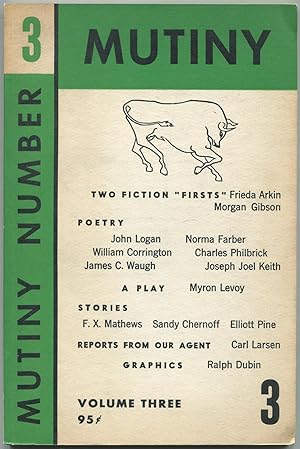 Imagen del vendedor de Mutiny: Volume III, Number 3, Summer, 1961 a la venta por Between the Covers-Rare Books, Inc. ABAA