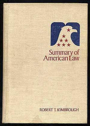 Bild des Verkufers fr Summary of American Law zum Verkauf von Between the Covers-Rare Books, Inc. ABAA