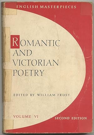 Bild des Verkufers fr Romantic and Victorian Poetry: English Masterpieces: Volume VI zum Verkauf von Between the Covers-Rare Books, Inc. ABAA