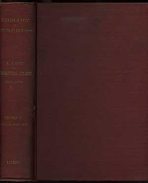 Imagen del vendedor de A List of Geographical Atlases in the Library of Congress with Bibliographical Notes: Volume IV Titles 4088-5324 a la venta por Between the Covers-Rare Books, Inc. ABAA