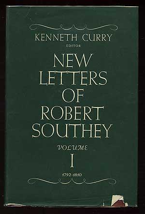 Seller image for New Letters Of Robert Southey Volume I 1792-1810 for sale by Between the Covers-Rare Books, Inc. ABAA