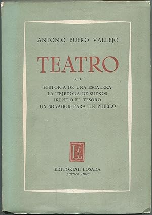 Seller image for Teatro: Volume Two: Historia De Una Escalera La Tejedora De Suenos Irene O El Tesoro un Sonador Para un Pueblo for sale by Between the Covers-Rare Books, Inc. ABAA