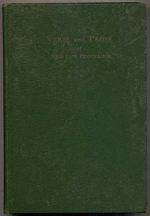 Seller image for Verse and Prose for sale by Between the Covers-Rare Books, Inc. ABAA