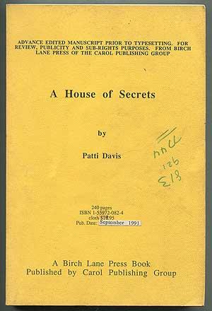 Bild des Verkufers fr A House of Secrets zum Verkauf von Between the Covers-Rare Books, Inc. ABAA