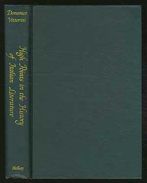 Bild des Verkufers fr High Points in the History of Italian Literature zum Verkauf von Between the Covers-Rare Books, Inc. ABAA