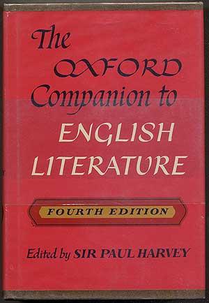 Imagen del vendedor de The Oxford Companion to English Literature a la venta por Between the Covers-Rare Books, Inc. ABAA