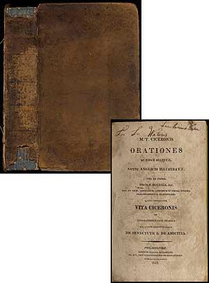 Immagine del venditore per M.T. Ciceronis Orationes qudam select venduto da Between the Covers-Rare Books, Inc. ABAA