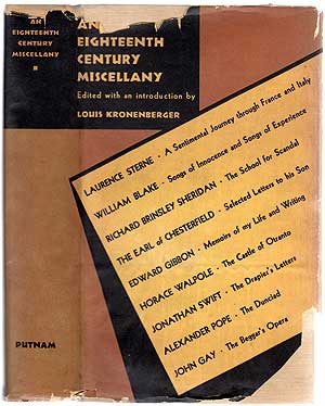 Imagen del vendedor de An Eighteenth Century Miscellany: The Classics of Eighteenth Century Which Typify and Reveal An Era a la venta por Between the Covers-Rare Books, Inc. ABAA