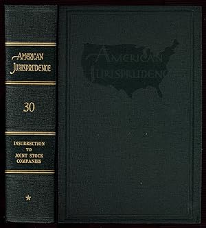 Bild des Verkufers fr American Jurisprudence, Vol. 30: Insurrection and Rebellion to Joint Stock Companies zum Verkauf von Between the Covers-Rare Books, Inc. ABAA