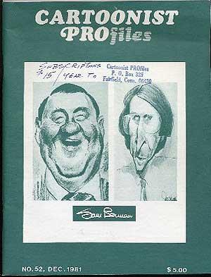 Imagen del vendedor de Cartoonist Profiles: December 1981, #52 a la venta por Between the Covers-Rare Books, Inc. ABAA