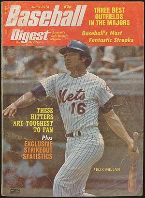 Bild des Verkufers fr Baseball Digest. June, 1974 zum Verkauf von Between the Covers-Rare Books, Inc. ABAA