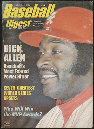 Bild des Verkufers fr Baseball Digest. October, 1974 zum Verkauf von Between the Covers-Rare Books, Inc. ABAA