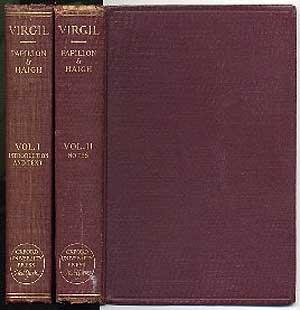 Imagen del vendedor de P. Vergili Maronis Opera Virgil with an Introduction and Notes: Vol. I Introduction and Text, Vol. II Notes, 2 Volume Set a la venta por Between the Covers-Rare Books, Inc. ABAA