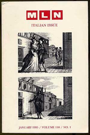 Seller image for MLN: Volume 110, No. 1, January 1995: Italian Issue for sale by Between the Covers-Rare Books, Inc. ABAA