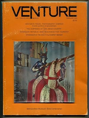 Bild des Verkufers fr Venture: The Traveler's World - Vol. 7, No. 1, February 1970 zum Verkauf von Between the Covers-Rare Books, Inc. ABAA
