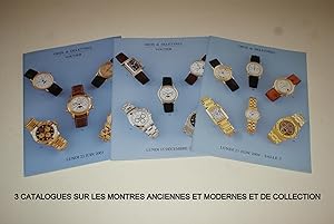 Gros & Delettrez - Voutier - Montres Anciennes & Modernes et de Collection - 3 Catalogues 2003-20...