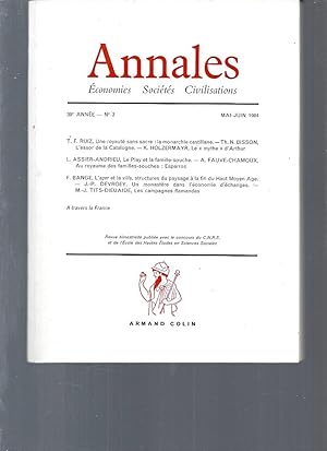 Annales / Economie Sociétés Civilisations - N°3 / mai-juin 1984