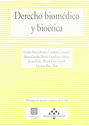 Image du vendeur pour Derecho biomdico y biotica mis en vente par Imosver