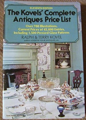 Immagine del venditore per The Kovels' Complete Antiques Price List venduto da Hastings of Coral Springs