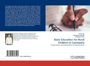Seller image for Basic Education for Rural Children in Cambodia : A Case Study in Samraong District of Takeo Province for sale by AHA-BUCH GmbH