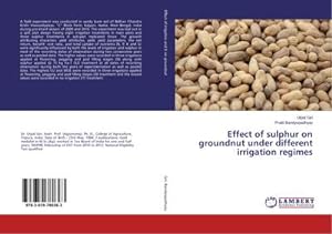 Seller image for Effect of sulphur on groundnut under different irrigation regimes for sale by AHA-BUCH GmbH