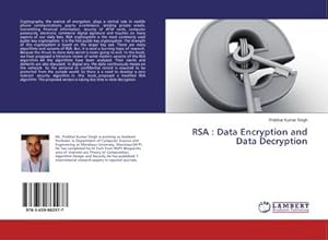 Imagen del vendedor de RSA : Data Encryption and Data Decryption a la venta por AHA-BUCH GmbH