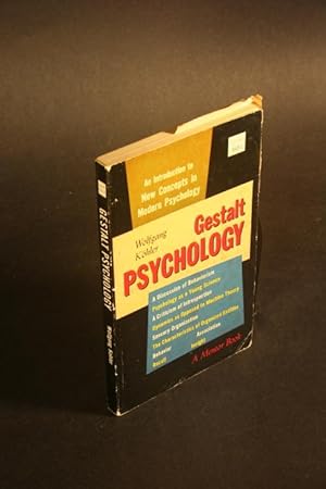 Bild des Verkufers fr Gestalt Psychology. An Introduction to New Concepts in Modern Psychology. zum Verkauf von Steven Wolfe Books