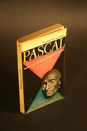 Image du vendeur pour Pascal. Ausgewhlt und eingeleitet von Reinhold Schneider mis en vente par Steven Wolfe Books