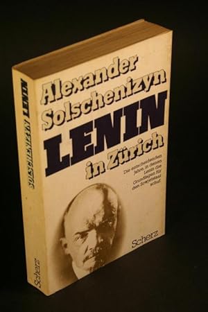 Imagen del vendedor de Lenin in Zrich. bersetzt aus dem Russischen von L. P. Welinski a la venta por Steven Wolfe Books