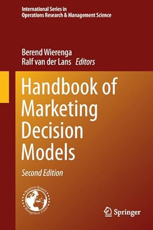 Bild des Verkufers fr Handbook of Marketing Decision Models zum Verkauf von AHA-BUCH GmbH