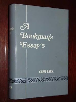 A Bookman's Essays