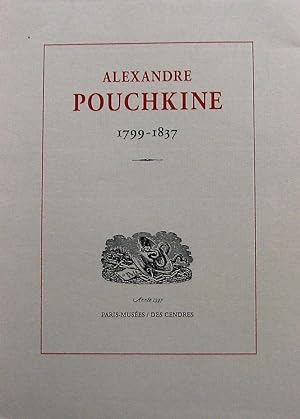 Imagen del vendedor de Alexandre Pouchkine: 1799-1837 a la venta por Librairie La fort des Livres