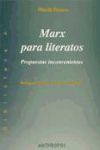 Imagen del vendedor de Marx para literatos a la venta por AG Library