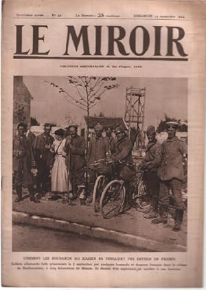 Revue le miroir n° 42 / documents photographies relatifs à la guerre 14-18